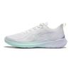 Li Ning Qingyi Comfortable Fabric Cushioning, Wear Resistant Low top Casual Running Shoes Women's White Purple ARSU016-1