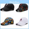 Baumwoll-Polyester Baseballkappe mit Blattdruck und Sonnenschutz für den lässigen Outdoor-Gebrauch