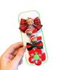 2024 Kids' Christmas Hair Clip Set: Santa, Tree, Reindeer - 5 Piece Holiday Collection