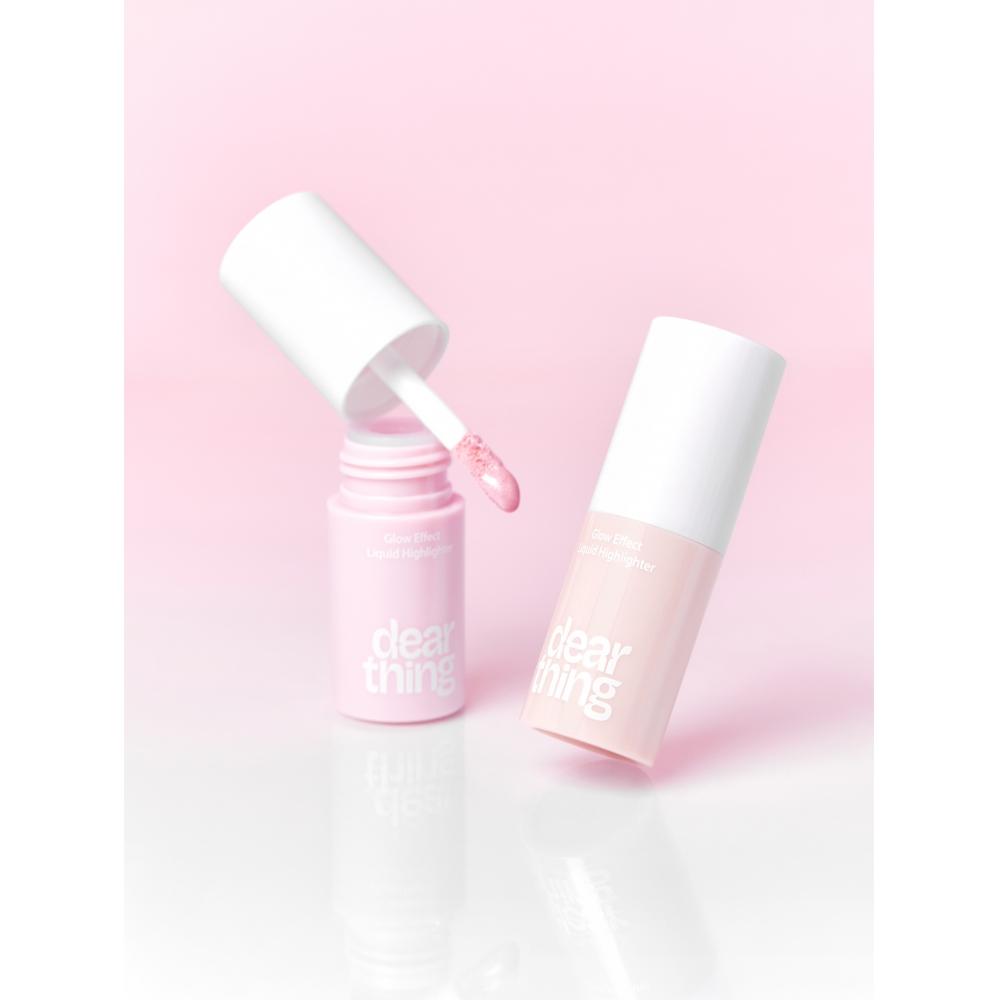 [1 9 Piątek Otwarty] [02 Różowy Blask] Milk Touch Dearthing Rozświetlacz w Płynie Efekt Glow