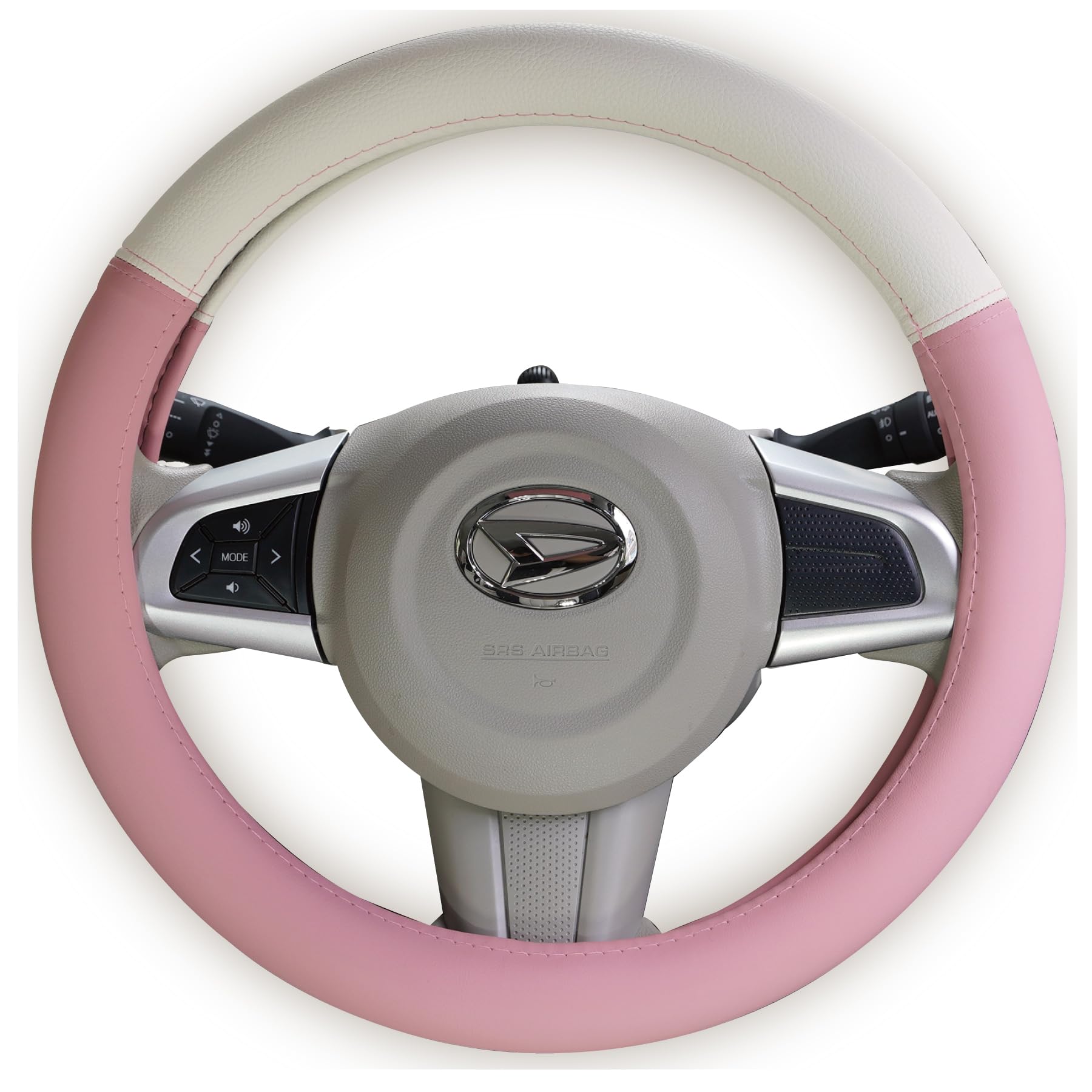 

Рулевое колесо, размер цветка для Move, мягкий свет, обычный чехол для рулевого колеса Care Star, двухцветный, розовый, милый, пастельный, двухцветный, кожаный, S, стильный,