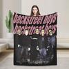 Backstreets Boys Blanket Cover 90s Band Retro Music Plush Throw Blanket Bed Sofa Portable Ultra-Soft Warm Bedspreads
