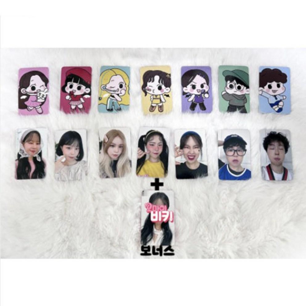 [Limited Edition] Get All 14 Oh My Biki Photocard Characters and Real Photos! Enjoy the Photocard Wrapping Game That Kids Love These Days!