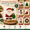 Christmas Crafts Christmas Mosaic DIY Art Kit Christmas Decorative Display Art Home Decoration