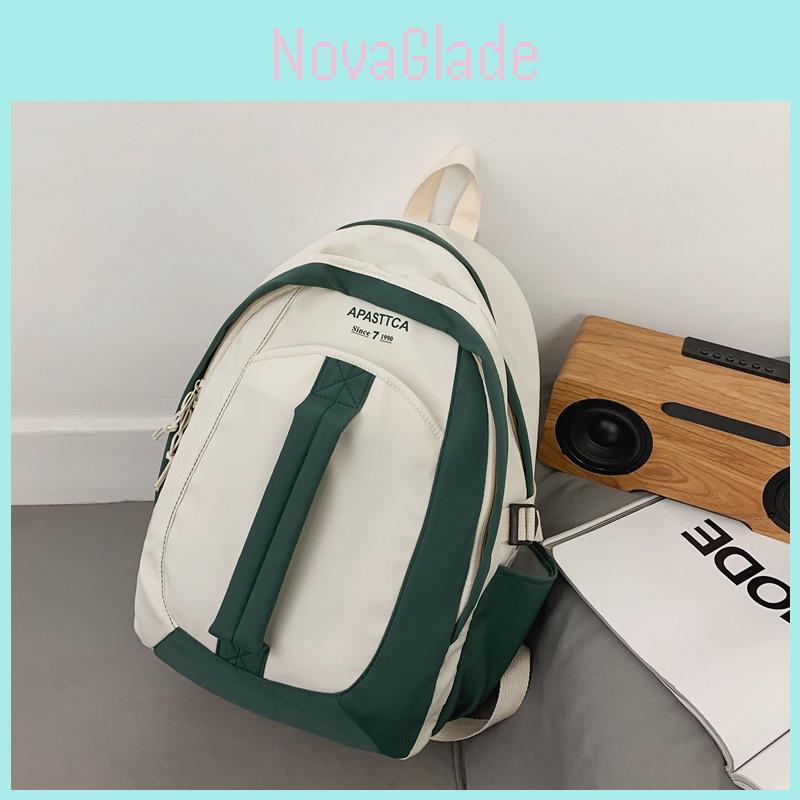 Casual Nylon Travel Backpack With Inner Computer Compartment For Daily Use And Commuting
