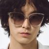 Newtro Oversized Sunglasses Light Beige