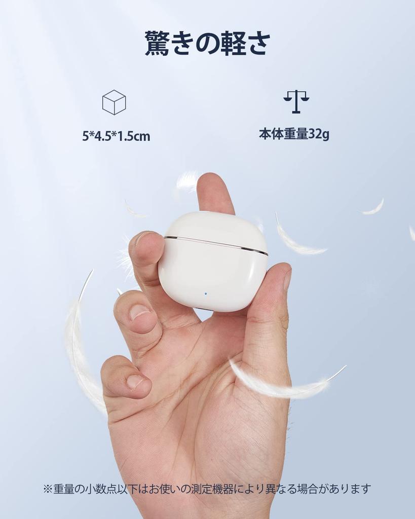 [2025 Upgraded Version] AOKIMI V12 Wireless Earbuds, Compact and Lightweight, Bluetooth Hi-Fi, Up to 36 Hours of Playtime, Cordless, ENC Noise Cancell