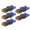 5Pcs EC5 to XT60 Adapter Rubber Plastic Copper Sturdy Accurate High Safety EC5 to Male Adapter for