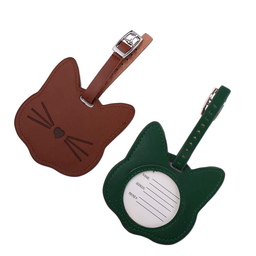 Tag Cat Shape Airplane Check-in Boarding Pass Airplane Suitcase Tag Travel Accessories Luggage Tag