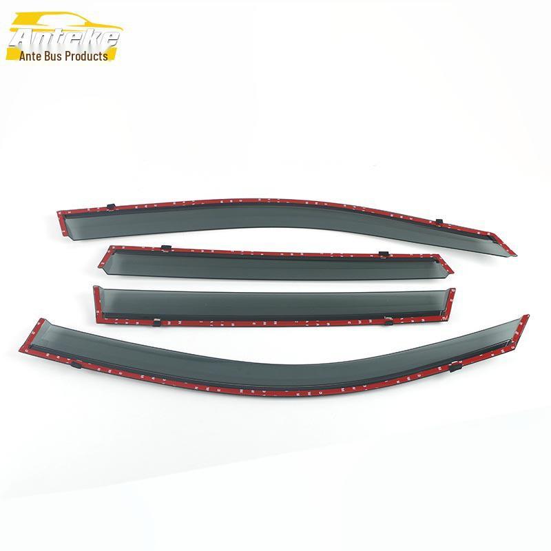 Compatible Rain Guards with 3D Stainless Steel Trim for 2022 Corolla Ruifang - Exterior Car Accessories