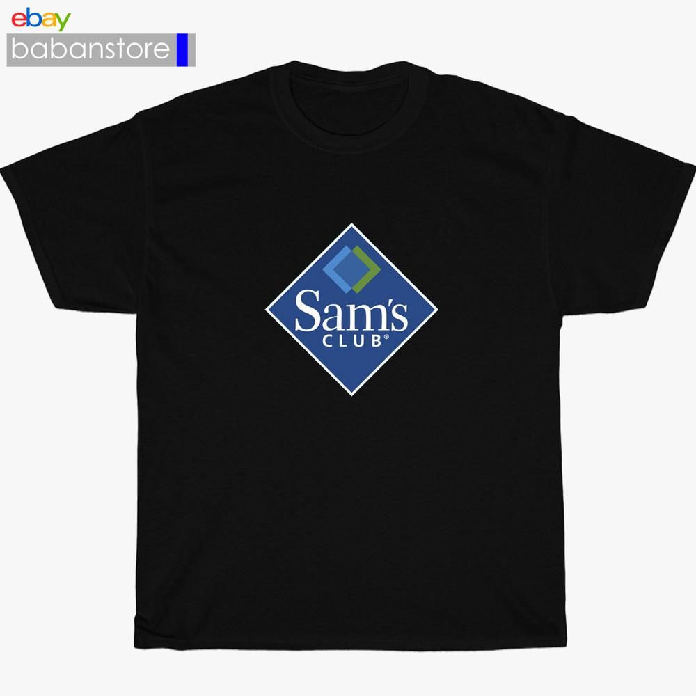 

New Sam#039;s Club Wholesale Grocery Logo Black/White/Gr wbr/ ey/Navy TShirt Size S5XL Unisex T-Shirt XXXXL