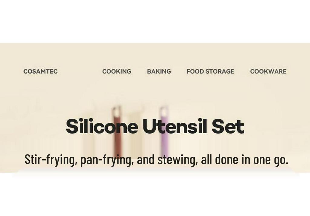 High-Temp Resistant Silicone Spatula for Non-Stick Cookware & Baby Food