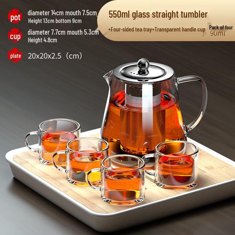Glass Teapot Tea Set