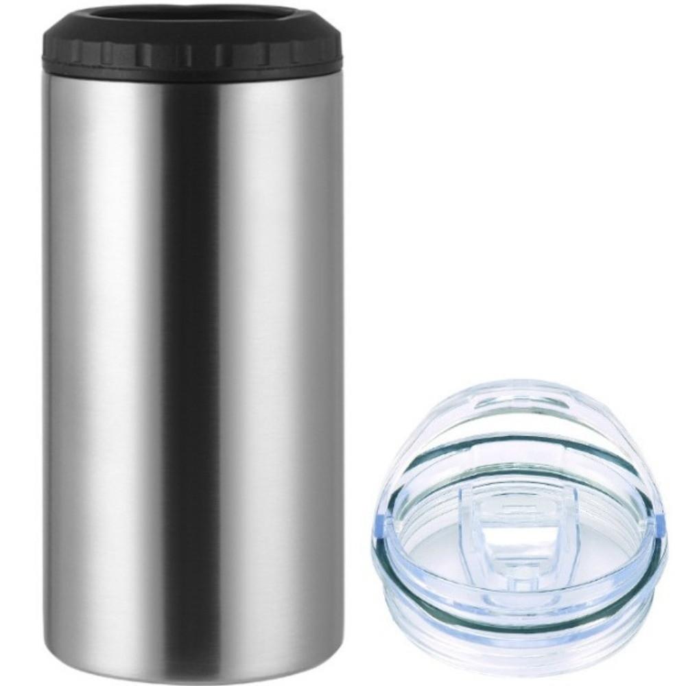 304 Stainless Steel Cola Beer Can Insulated Lids 16Oz Dual Layer Can Cooler High-Capacity Insulation Or Cooling