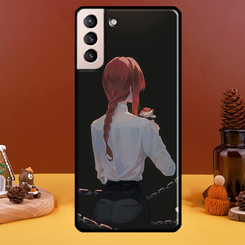 

Makima Chainsaw Man японское аниме для Samsung Galaxy S22 Ultra S20 S21 FE S10 S10e S9 Note 10 Plus Note 20 Ultra чехол для телефона Galaxy S21 FE