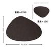 Special-shaped leather placemat household heat insulation mat waterproof and oil-proof dining table mat Nordic anti-scalding western dining mat
