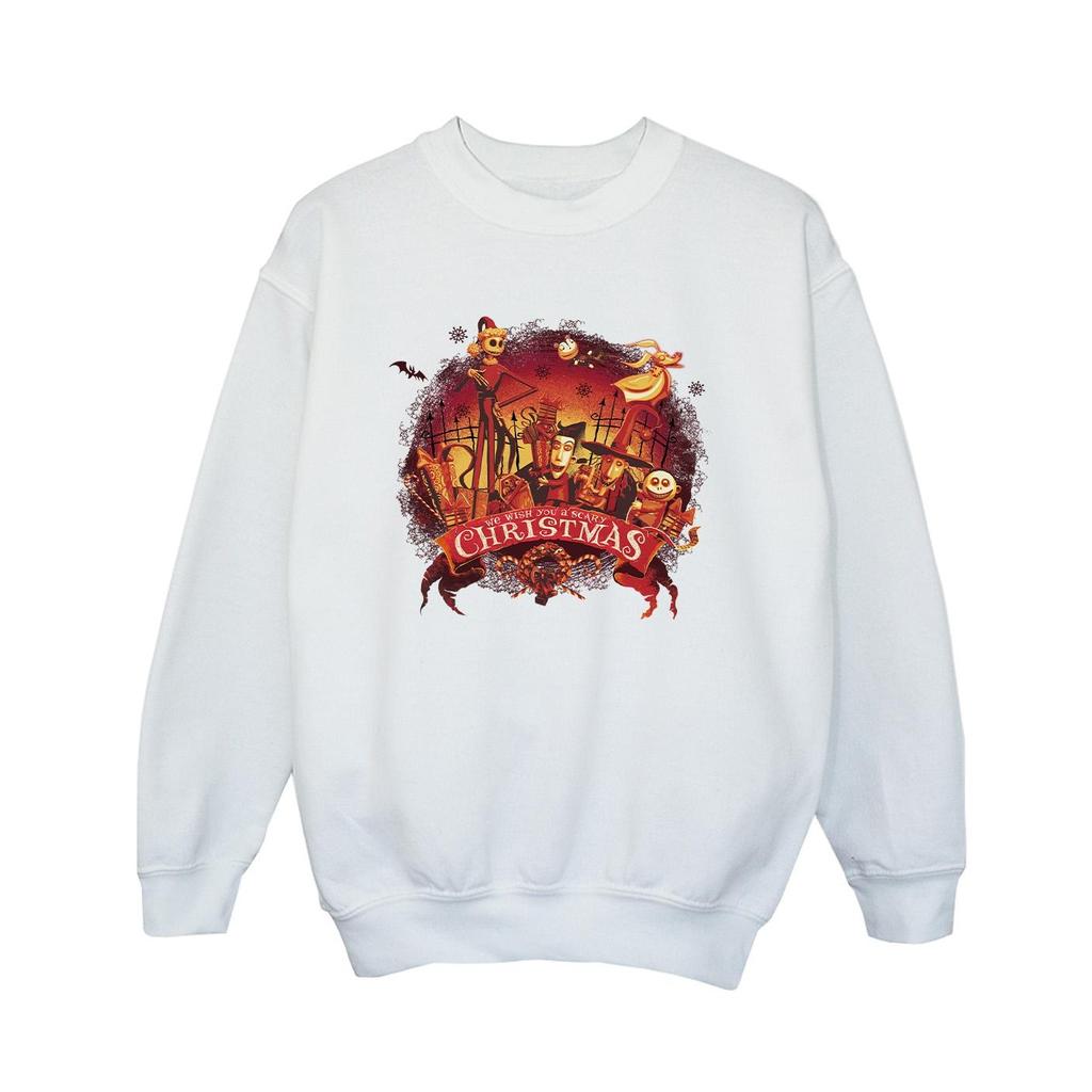 Disney Gruseliges Weihnachts-Sweatshirt „The Nightmare Before Christmas“ für Jungen