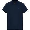 SS25 Regular Series Embroidered Logo Outdoor Casual Loose Breathable Short Sleeve Polo Shirt Men Polo Shirts Indigo A2EPM-Z02