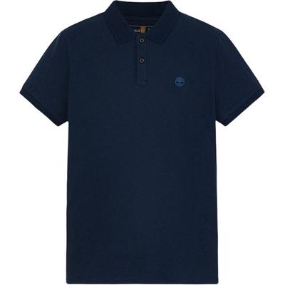 SS25 Reguläre Serie Besticktes Logo Outdoor Lässig Locker Atmungsaktiv Kurzarm Poloshirt Herren Poloshirts Indigo A2EPM-Z02