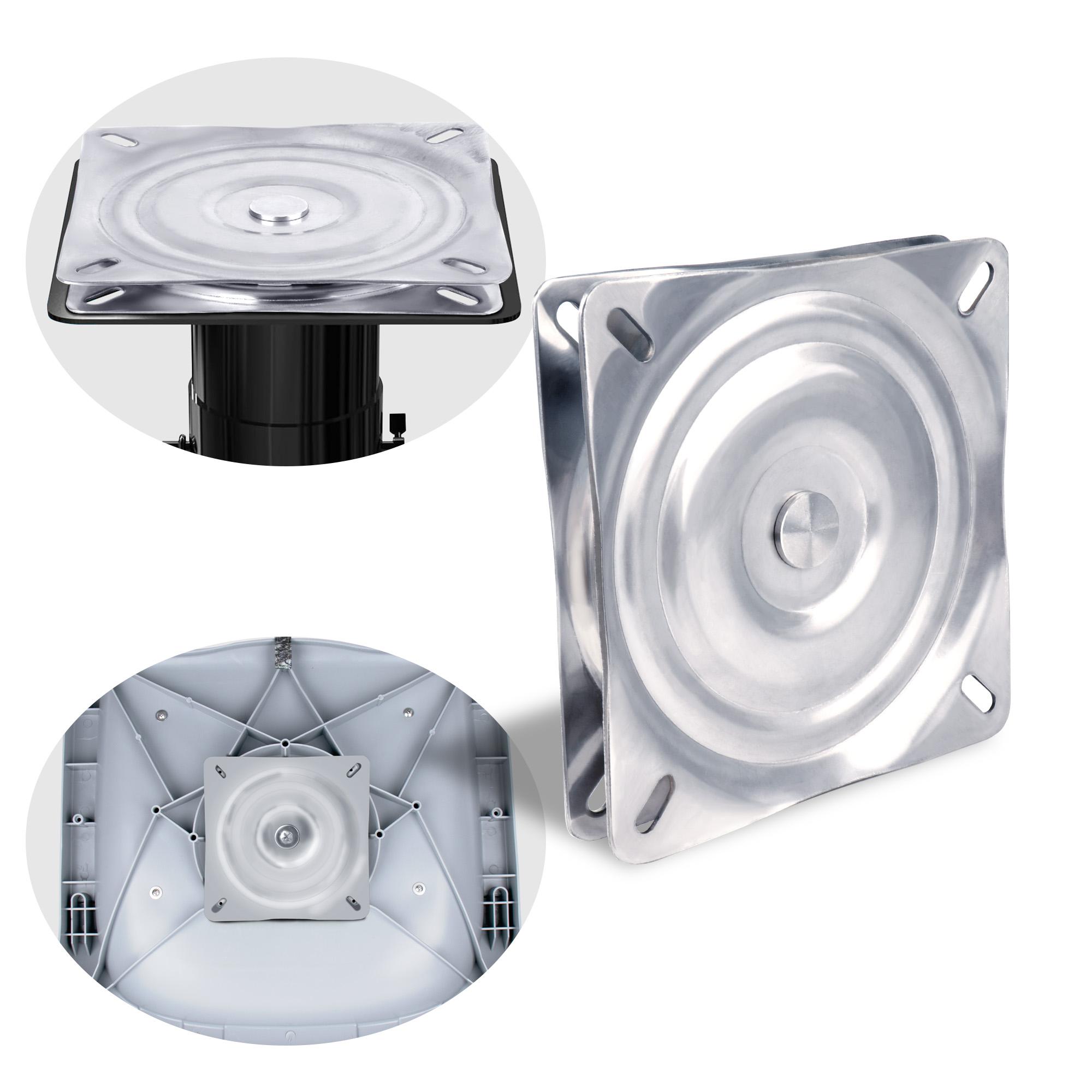 Boat Seat Swivel, 316 Stainless Steel Seat Swivel Plate, 7 x 7 Seat Base for Boat Seat,Bar Stool Swivel Bracket,Chairs Swivel