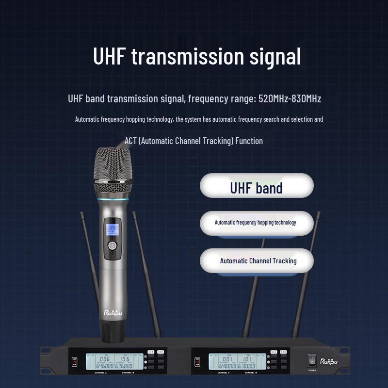 Runpu RP-UF24S UHF Wireless Conference Microphone System (CN version)