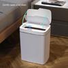 Battery Powered Waste Basket with Sensors Lid Easily Disposal Automatic Garbage Can for Cleanliness Enthusiasts