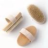 1PCS New Dry Skin Body Massage Brush Natural Bristle Dead Skin Remover Anti Cellulite Exfoliates Blood Circulation Massage Tools