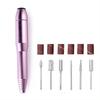 Mini home nail polish machine, nail drill and file machine with acrylic nail kit set, professional nail grinder