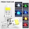 10x High Quality Led T10 W5W Sapphire Cob Car Light Original Auto License Plate Motor Wedge Door Reading Trunk Lamp Bulb 12V