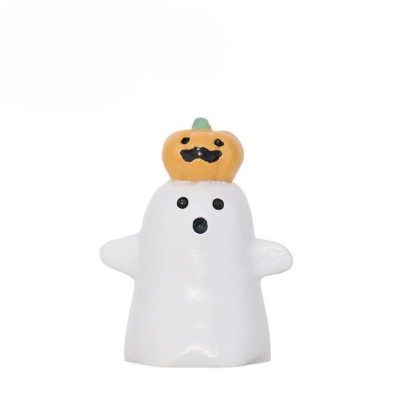 Halloween Decorations - Cute Owl, Bat, Pumpkin, Ghost Resin Craft Figurines - Party Small Gifts
