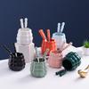 Zhishi Ceramic Handle Fruit Fork Set