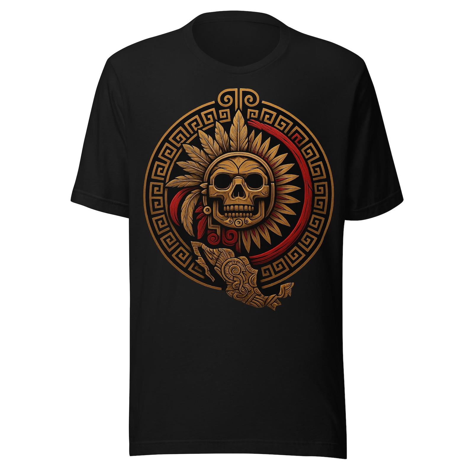 Aztec Gold Calendar Unisex t-shirt L