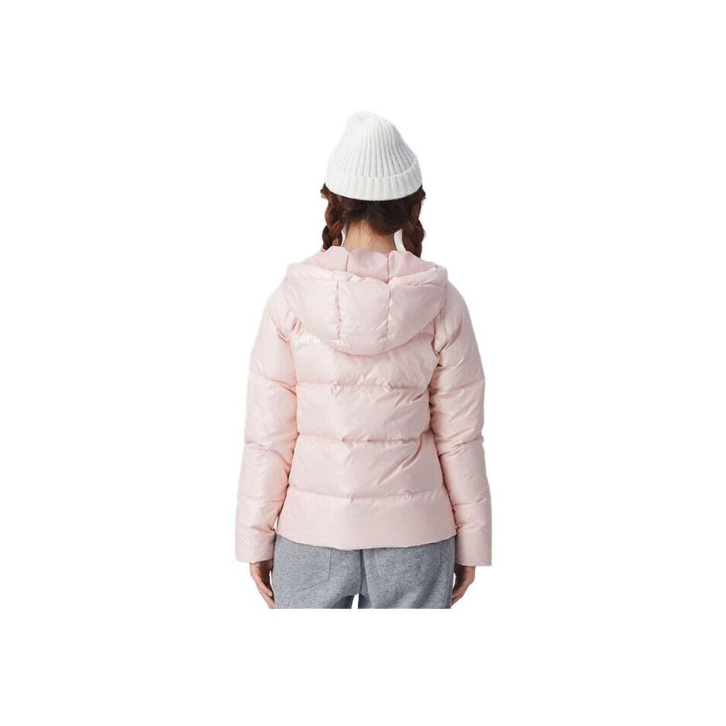 Puma Goose Down Style Logo Warm Casual Sports Hooded Down Jacket Winter Women Jackets Pink 585517-15