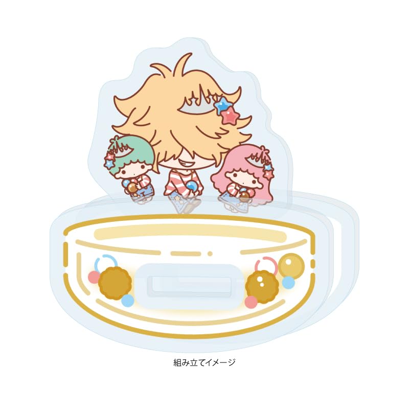 Katekyo Hitman REBORN X SANRIO CHARACTERS 10 Belphegor X Little Twin Stars [Collaboration Illustration] Swinging Acrylic Stand