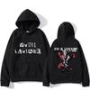 Avril Lavigne Hoodie Long-sleeved Harajuku Comfortable Sweatshirts with Hooded Grunge Fleece Clothing Ropa Mujer