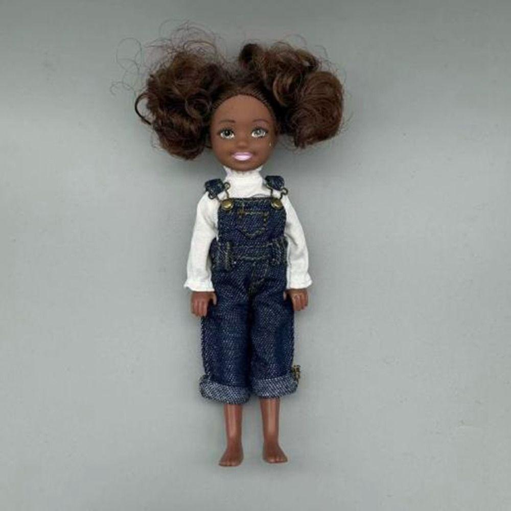 Casual Wear Jeans Trousers Shirt Denim Pants T-shirt Tops for 1/12 BJD Dolls for ob11 ymy dolls
