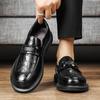 Fashion New Mens Casual Shoes Slip On Driving Loafer for Men Work Formal Shoes Fashion Business Dress Wedding Party Office Shoe Mocaasin