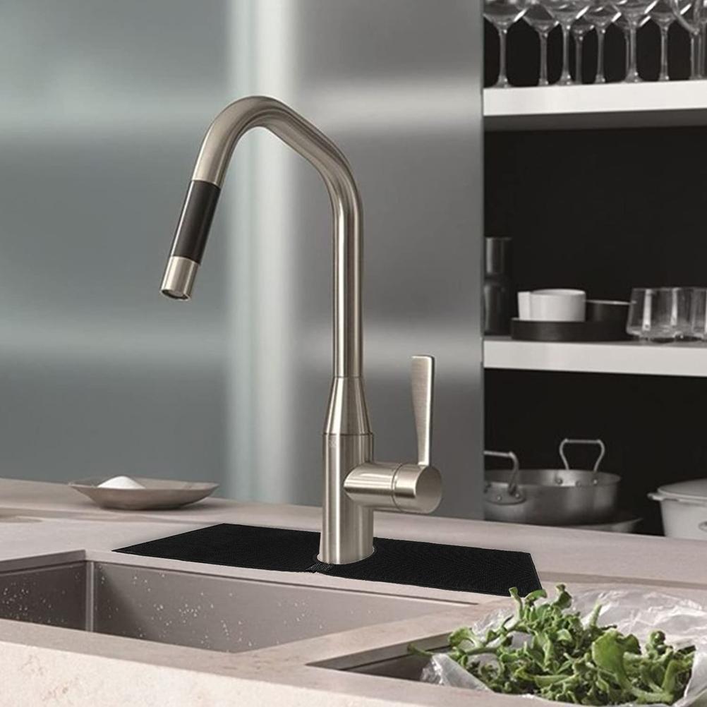Faucet Absorbent Mat for Kitchen Sink Splash Guard Sink Water Splash Guard Behind Faucet Drying