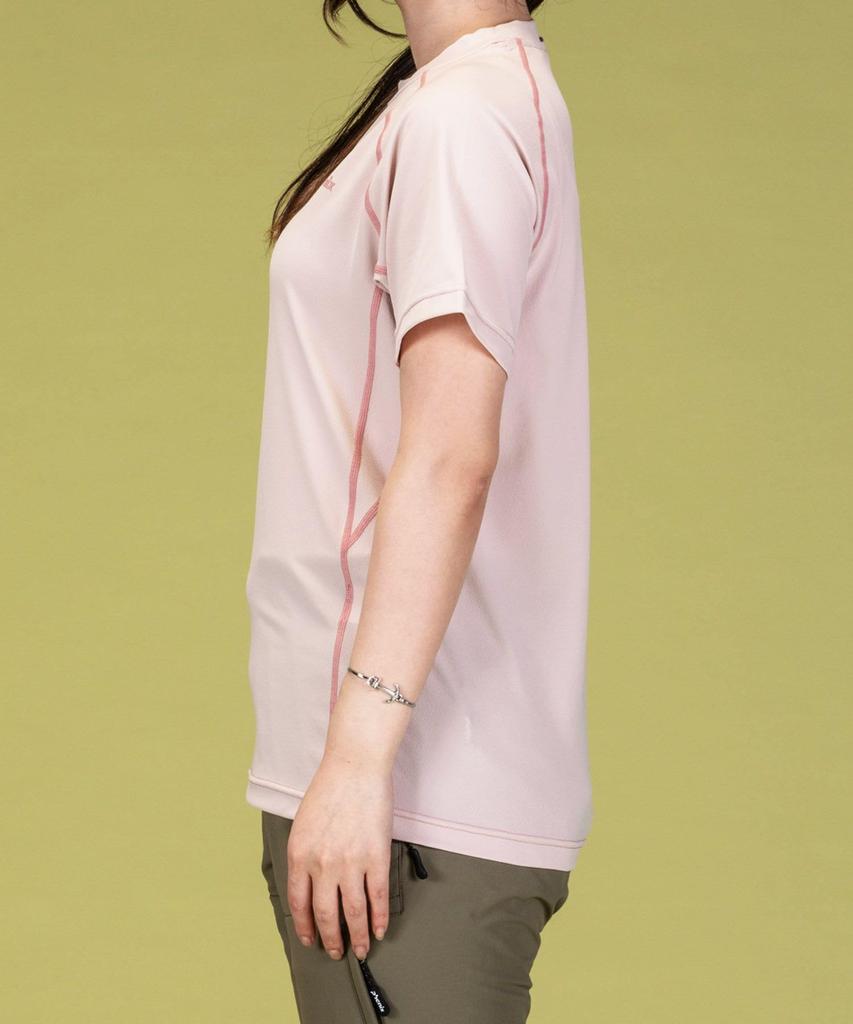 Phoenix Crew Neck Short Sleeve Pink T-Shirt, Women's, (PH8200)