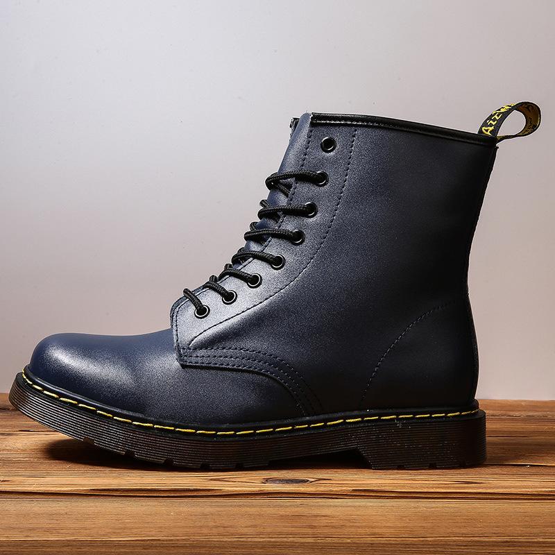 

Чоловічі класичні шкіряні черевики 1460 на 8 отворів - Високі британські ретро повсякденні робочі черевики, стиль унісекс 41