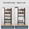 Movable Multi-Layer Kitchen & Bathroom Storage Rack for Fruits & Vegetables