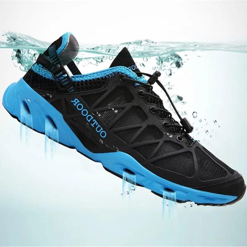 Prodyšné Muži Ženy Trekingová Outdoorová sportovní obuv Protiskluzové Taktické lezecké boty Vodní Upstream Dámské Tenisky Rychleschnoucí