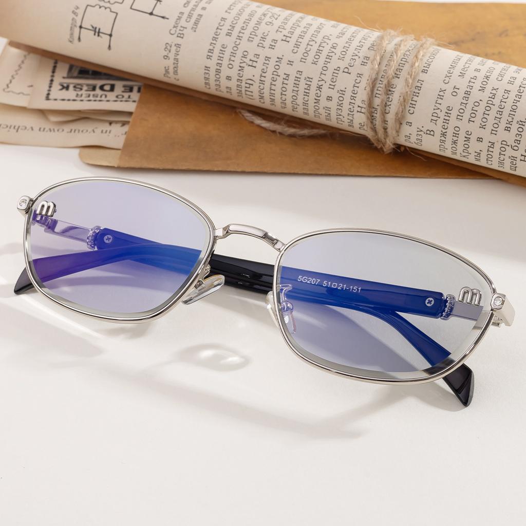 JYL TS Women's New Oval - Diamond-Embellished Street Style Sunglasses WF-5G207