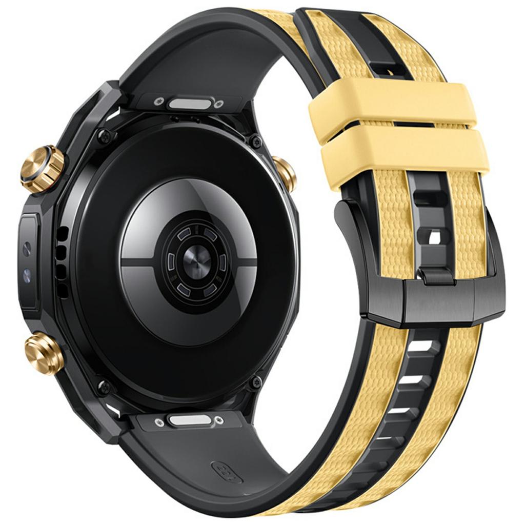 22mm Dual Color Watch Band for Huawei Watch GT 5 Pro/5/4/ 46mm/Watch 4 Quick Release Silicone Strap