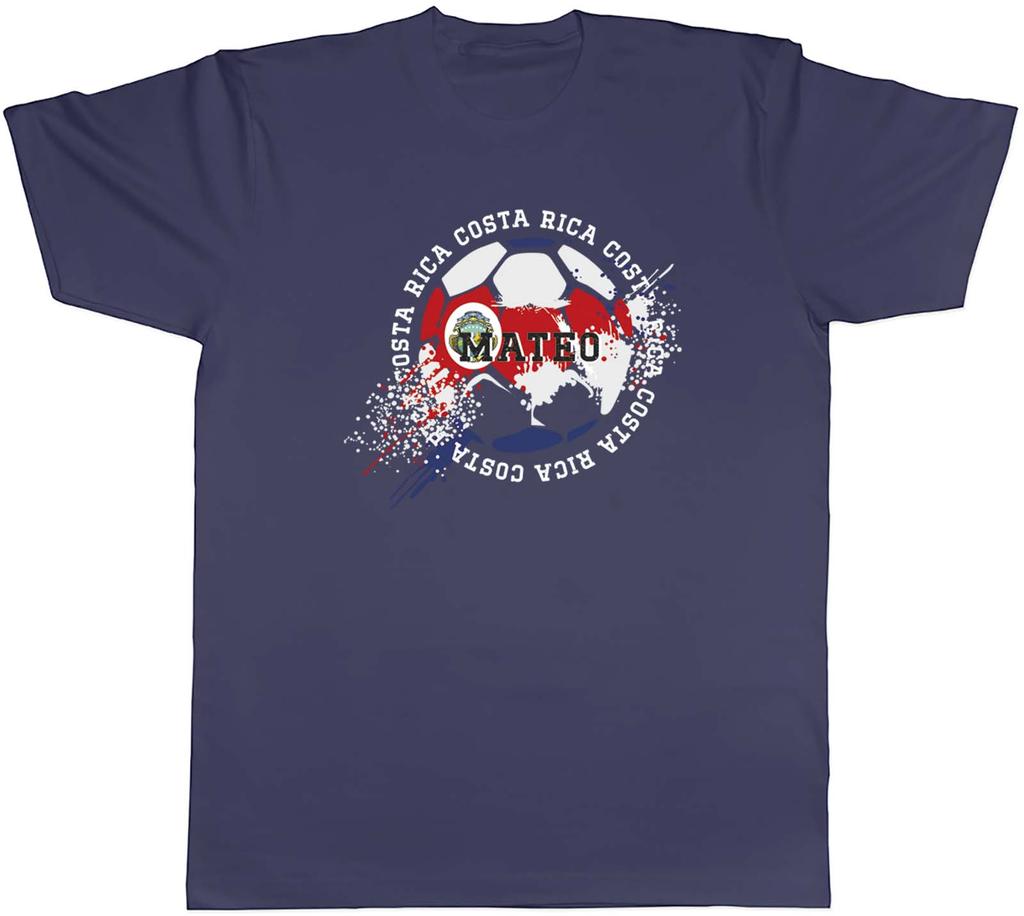 Personalised Costa Rica Football Sports Unisexs Unisex TShirt Tee Gift