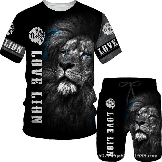 Liger Series 3D Printing Men's Casual Suit 2023 Summer New Adult Suit Spot Wholesale