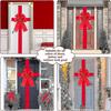 Christmas Cabinet Big Bows Large Door Lace Christmas Tree Bow Ribbon Red Bow