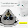 KuangJie 8005 Half Face Dust Mask for Painting, Industrial Dust & Grinding Protection