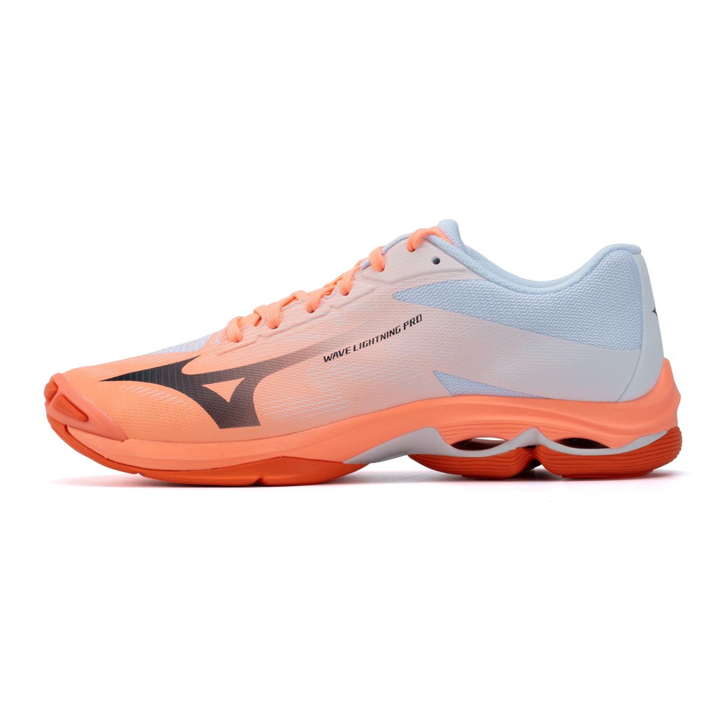 Волейбольные кроссовки Mizuno Wave Lightning Унисекс Низкие Оранжевый/Белый V1GA266080 38.5