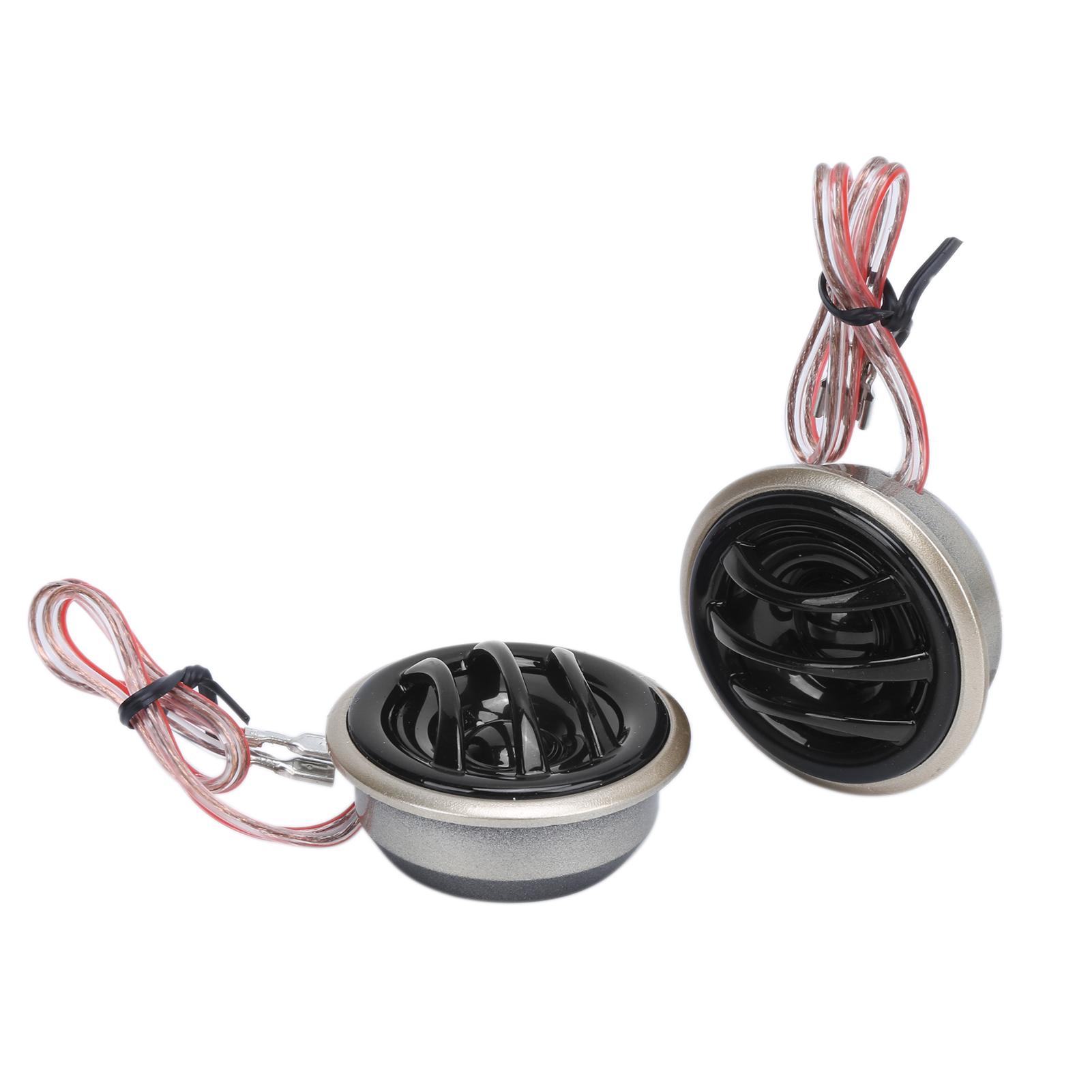 

Пара автомобильных мини-твитеров 130 Вт максимум 20 Вт RMS 4 Ом 12 В универсальные для аудиосистемы